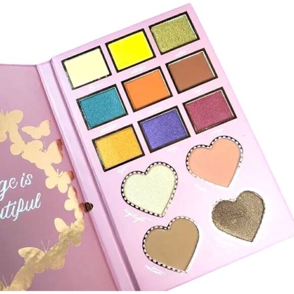 COLOR CENTRAL FLUTTER EYE & FACE PALETTE -Eyeshadow, Highlight, Blush, C… - Picture 6 of 17